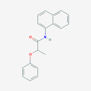 molecular formula C19H17NO2 B5167489 N-(naphthalen-1-yl)-2-phenoxypropanamide 