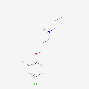 molecular formula C13H19Cl2NO B5167801 N-[3-(2,4-dichlorophenoxy)propyl]butan-1-amine 