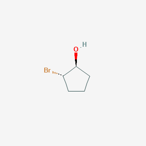 molecular formula C5H9BrO B051682 (1S,2S)-2-Bromocyclopentan-1-ol CAS No. 122673-92-1