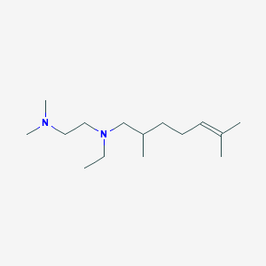 molecular formula C15H32N2 B5168403 N'-(2,6-dimethylhept-5-enyl)-N'-ethyl-N,N-dimethylethane-1,2-diamine 