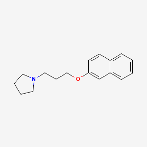 1-[3-(2-naphthyloxy)propyl]pyrrolidine