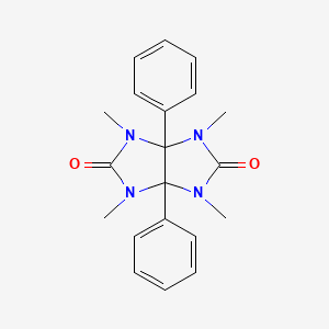 1,3,4,6-tetramethyl-3a,6a-diphenyltetrahydroimidazo[4,5-d]imidazole-2,5(1H,3H)-dione