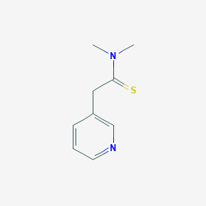 molecular formula C9H12N2S B051687 N,N-dimethyl-2-pyridin-3-ylethanethioamide CAS No. 121611-15-2