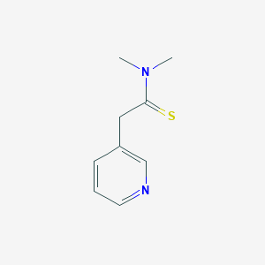 molecular formula C9H12N2S B051687 N,N-dimethyl-2-(pyridin-3-yl)ethanethioamide CAS No. 121611-15-2