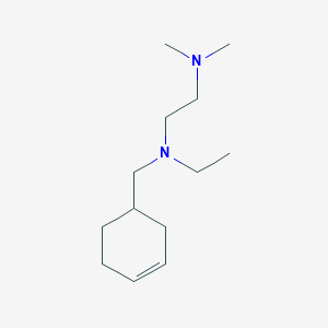 molecular formula C13H26N2 B5169014 N'-(cyclohex-3-en-1-ylmethyl)-N'-ethyl-N,N-dimethylethane-1,2-diamine 