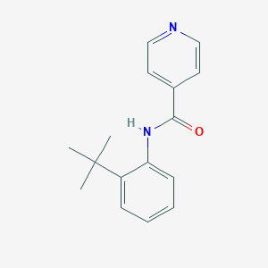 molecular formula C16H18N2O B5169797 N-(2-tert-butylphenyl)pyridine-4-carboxamide 