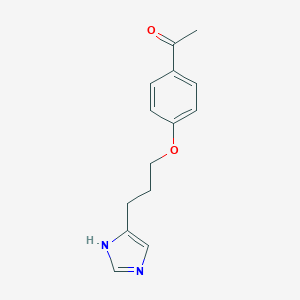 (4-(3-(1H-Imidazol-4-yl)propyloxy)phenyl)ethanone