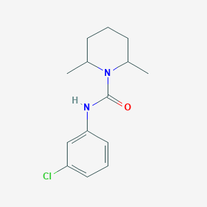 molecular formula C14H19ClN2O B5169976 N-(3-chlorophenyl)-2,6-dimethylpiperidine-1-carboxamide CAS No. 331838-97-2