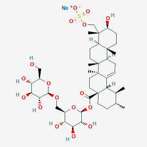 molecular formula C42H67NaO17S B051700 Sulfapatrinoside I CAS No. 120190-30-9