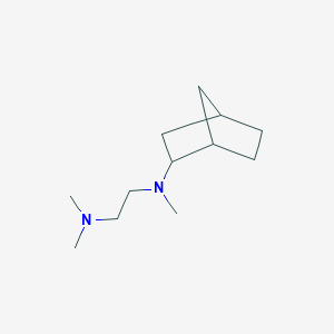 molecular formula C12H24N2 B5170670 N'-(2-bicyclo[2.2.1]heptanyl)-N,N,N'-trimethylethane-1,2-diamine 