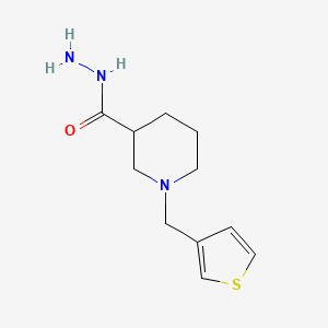 molecular formula C11H17N3OS B5170677 1-(Thiophen-3-ylmethyl)piperidine-3-carbohydrazide CAS No. 415937-73-4