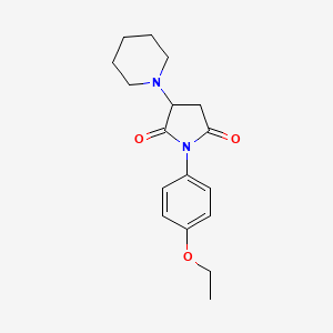 B5170678 1-(4-ethoxyphenyl)-3-(1-piperidinyl)-2,5-pyrrolidinedione CAS No. 89143-28-2