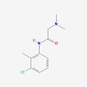 molecular formula C11H15ClN2O B5171326 N-(3-chloro-2-methylphenyl)-2-(dimethylamino)acetamide 