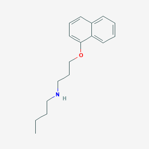 molecular formula C17H23NO B5171588 N-(3-naphthalen-1-yloxypropyl)butan-1-amine 