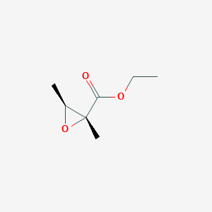 molecular formula C7H12O3 B051718 Ethyl (2R,3S)-2,3-dimethyloxirane-2-carboxylate CAS No. 117668-82-3