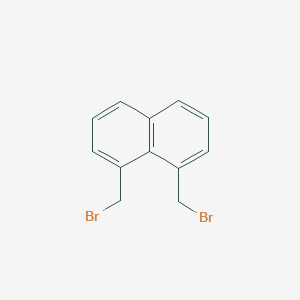 molecular formula C12H10Br2 B051720 1,8-Bis(bromomethyl)naphthalene CAS No. 2025-95-8