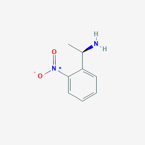 molecular formula C8H10N2O2 B051721 (1R)-1-(2-Nitrophenyl)ethylamine CAS No. 122779-41-3