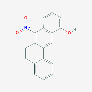 molecular formula C18H11NO3 B051724 Benz(a)anthracen-11-ol, 7-nitro- CAS No. 119087-35-3