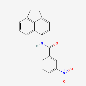 molecular formula C19H14N2O3 B5172497 N-(1,2-dihydroacenaphthylen-5-yl)-3-nitrobenzamide 