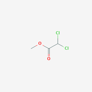 molecular formula C3H4Cl2O2 B051726 Methyl dichloroacetate CAS No. 116-54-1