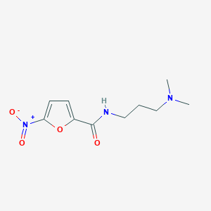 molecular formula C10H15N3O4 B5173489 N-[3-(dimethylamino)propyl]-5-nitrofuran-2-carboxamide 