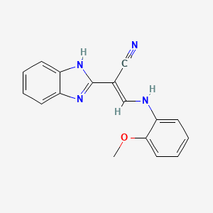 molecular formula C17H14N4O B5173565 MFCD00649320 
