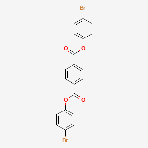 molecular formula C20H12Br2O4 B5174020 Bis(4-bromophenyl) benzene-1,4-dicarboxylate 