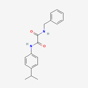 molecular formula C18H20N2O2 B5174104 N-benzyl-N'-(4-propan-2-ylphenyl)oxamide 