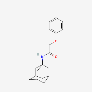 molecular formula C19H25NO2 B5174137 N-(1-adamantyl)-2-(4-methylphenoxy)acetamide 