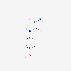 molecular formula C14H20N2O3 B5174219 N'-tert-butyl-N-(4-ethoxyphenyl)oxamide 