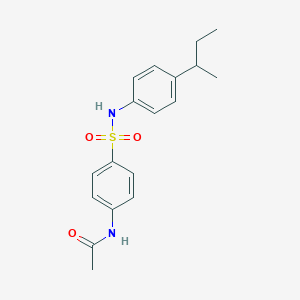 molecular formula C18H22N2O3S B5174738 N-(4-{[4-(SEC-BUTYL)ANILINO]SULFONYL}PHENYL)ACETAMIDE 