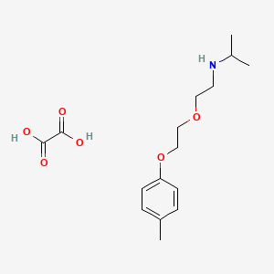 molecular formula C16H25NO6 B5174784 N-[2-[2-(4-methylphenoxy)ethoxy]ethyl]propan-2-amine;oxalic acid 