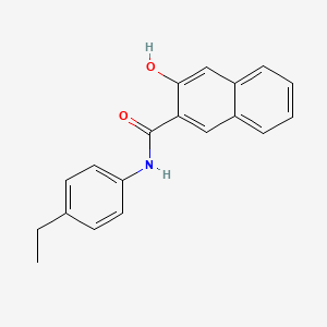 molecular formula C19H17NO2 B5174963 N~2~-(4-ETHYLPHENYL)-3-HYDROXY-2-NAPHTHAMIDE CAS No. 82382-57-8