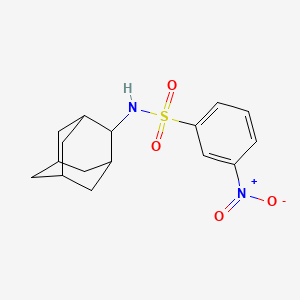 molecular formula C16H20N2O4S B5175352 N-(2-adamantyl)-3-nitrobenzenesulfonamide 