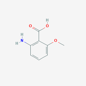 molecular formula C8H9NO3 B051756 2-Amino-6-methoxybenzoic acid CAS No. 53600-33-2
