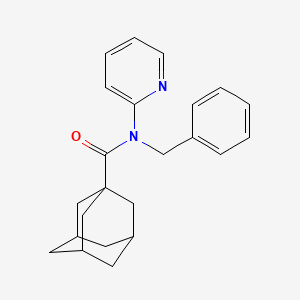 molecular formula C23H26N2O B5176006 N-benzyl-N-(2-pyridinyl)-1-adamantanecarboxamide 