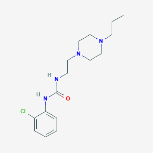 molecular formula C16H25ClN4O B5176137 N-(2-chlorophenyl)-N'-[2-(4-propylpiperazin-1-yl)ethyl]urea 