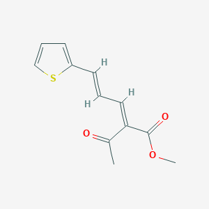 molecular formula C12H12O3S B5176811 methyl (2E,4E)-2-acetyl-5-thiophen-2-ylpenta-2,4-dienoate 