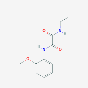 molecular formula C12H14N2O3 B5177307 N'-(2-methoxyphenyl)-N-prop-2-enyloxamide 