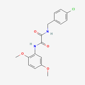 molecular formula C17H17ClN2O4 B5177610 N-(4-chlorobenzyl)-N'-(2,5-dimethoxyphenyl)ethanediamide 