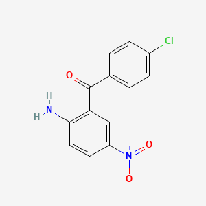 molecular formula C13H9ClN2O3 B5178131 (2-amino-5-nitrophenyl)-(4-chlorophenyl)methanone 