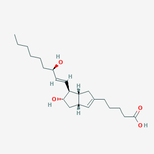 molecular formula C22H36O4 B051784 17,20-Dimethylisocarbacyclin CAS No. 122168-74-5