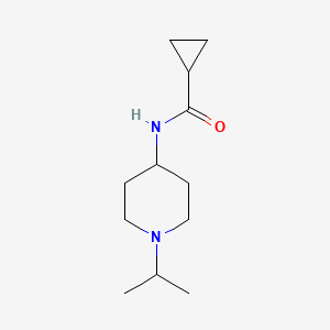 molecular formula C12H22N2O B5178497 N-[1-(propan-2-yl)piperidin-4-yl]cyclopropanecarboxamide 