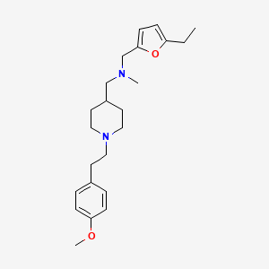 molecular formula C23H34N2O2 B5178748 N-[(5-ethylfuran-2-yl)methyl]-1-[1-[2-(4-methoxyphenyl)ethyl]piperidin-4-yl]-N-methylmethanamine 