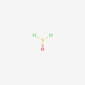 molecular formula SOCl2<br>Cl2OS B051792 Thionyl chloride CAS No. 7719-09-7
