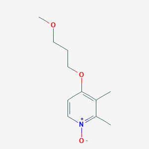 molecular formula C11H17NO3 B051793 4-(3-甲氧基丙氧基)-2,3-二甲基吡啶 1-氧化物 CAS No. 117977-18-1