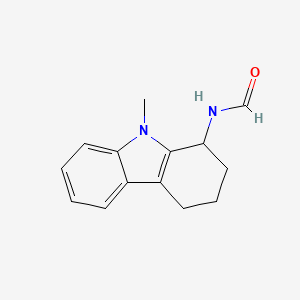 molecular formula C14H16N2O B5179374 N-(9-methyl-1,2,3,4-tetrahydrocarbazol-1-yl)formamide 