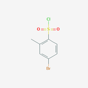 molecular formula C7H6BrClO2S B051797 4-Bromo-2-methylbenzenesulfonyl chloride CAS No. 139937-37-4