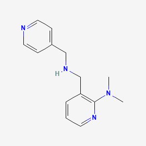 molecular formula C14H18N4 B5179890 N,N-dimethyl-3-[(pyridin-4-ylmethylamino)methyl]pyridin-2-amine 