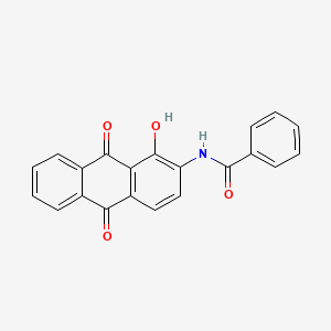 molecular formula C21H13NO4 B5179901 N-(1-hydroxy-9,10-dioxo-9,10-dihydroanthracen-2-yl)benzamide CAS No. 5630-97-7